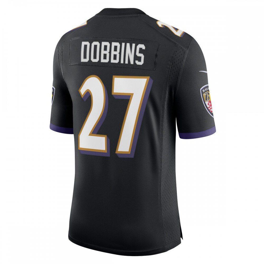 J.K. Dobbins Baltimore Ravens Nike Vapor Limited Jersey - Black-Profan Arena